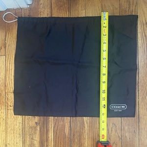 Drawstring Brown coach dust bag new never used